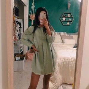 Missguided oversized shirt dress